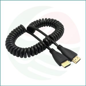 HDMI Male to HDMI Male Stretch Spring Cable | 1.8m | 1080p
