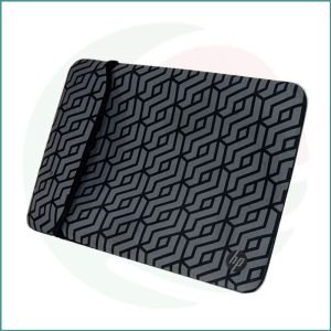 HP Chroma CMF Geo Laptop Sleeve | 14″ | Reversible Neoprene | Zipper‑less Design | Gray