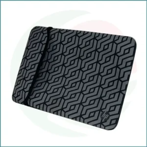 HP Chroma CMF Geo Laptop Sleeve | 14″ | Reversible Neoprene | Zipper‑less Design | Gray