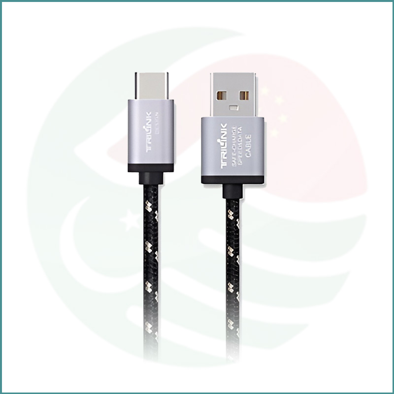 TriLink USB to Type‑C Cable | 1m | 480Mbps | Braided