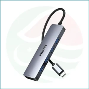 Philips USB-C Hub 5-in-1 | 4K HDMI | Compact & Portable | Gray