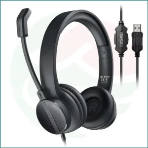 H12E Noise Cancelling Headset | Adjustable Mic | 40mm Driver | USB Compatible