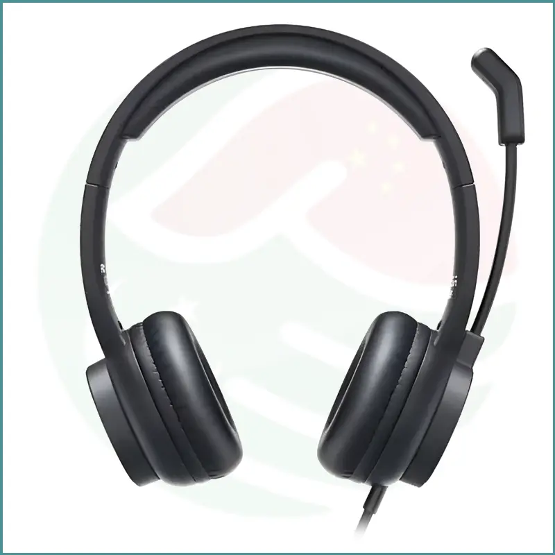 H12E Noise Cancelling Headset | Adjustable Mic | 40mm Driver | USB Compatible - Image 3