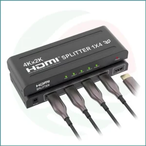 4K HDMI Splitter 1x4 | Full HD Distributor | Quad Display