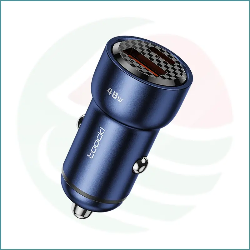 Toocki YF01 48W USB Car Charger | QC3.0 + PD3.0 | Dual‑Port Fast Charging | Universal Car Adapter