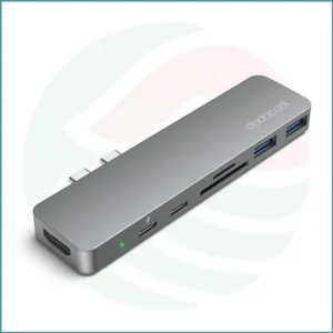 Dodocool 7‑in‑1 USB‑C Multiport Hub | Dual USB‑C | HDMI | PD | SD/TF | USB 3.0 | MacBook Pro Compatible