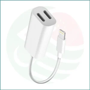 2 in 1 Lightning Adapter & Charger | Lightning to 2x Lightning | Compact Design
