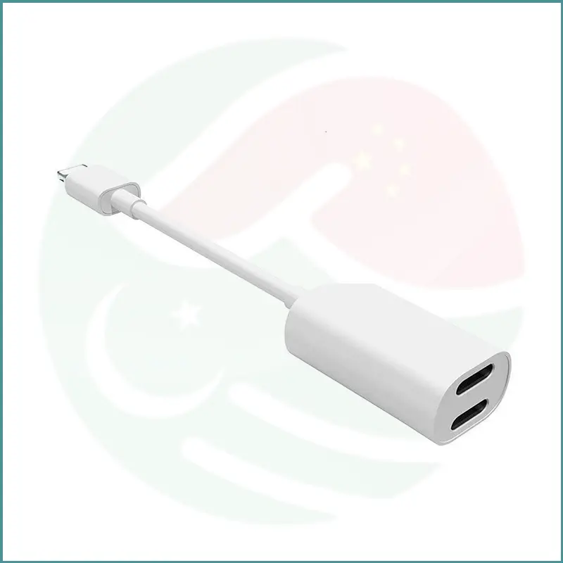 2 in 1 Lightning Adapter & Charger | Lightning to 2x Lightning | Compact Design - Image 2