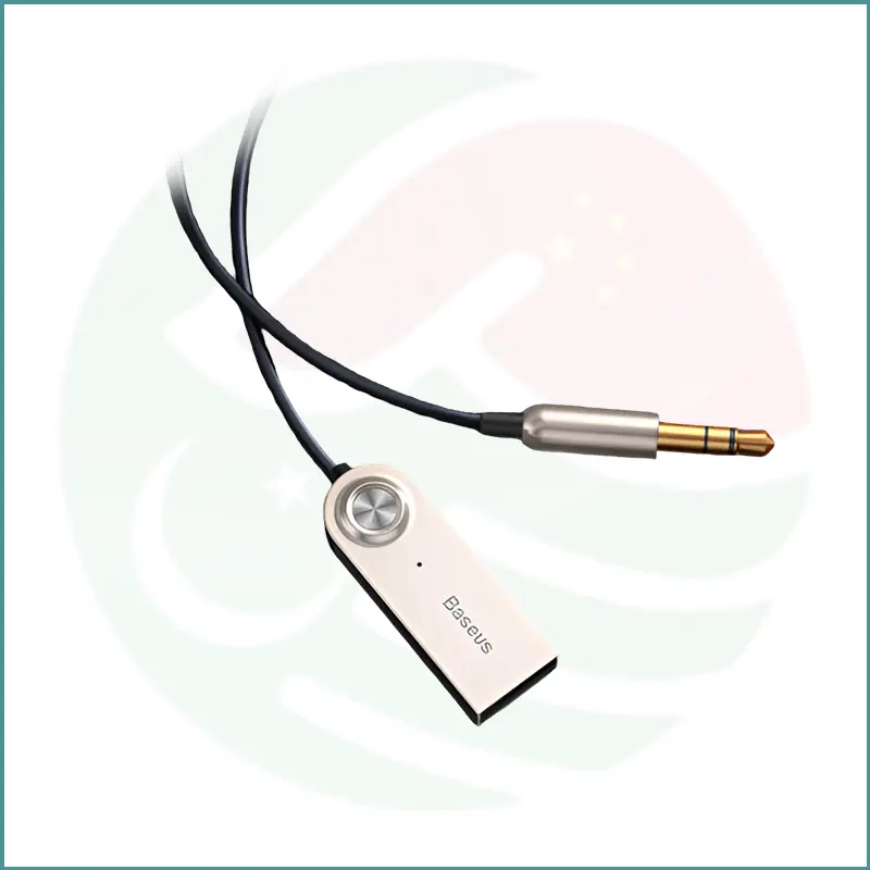Baseus BA01 USB Bluetooth Aux Adapter | Wireless Audio Receiver | Built‑in Mic | Black - Image 3