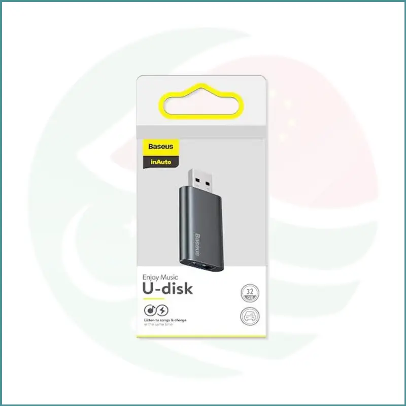 Baseus Enjoy Music USB Flash Drive | 32GB | Audio + Charging | Black - Image 4