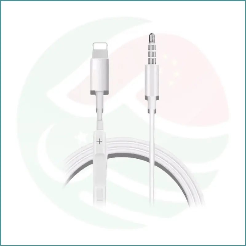 Lightning to 3.5mm Aux Wire Control Cable | iPhone | Car & Speaker Use | JH-021 - Image 3