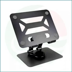 Tablet Bracket Stand | Adjustable Height & Angle | 360° Rotation | Black