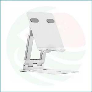 Tablet Holder | Adjustable & Foldable | White