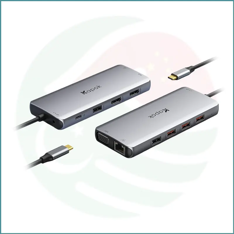 Kapok USB‑C Docking Station | 11‑in‑1 Hub | Triple Display | 100W PD - Image 2