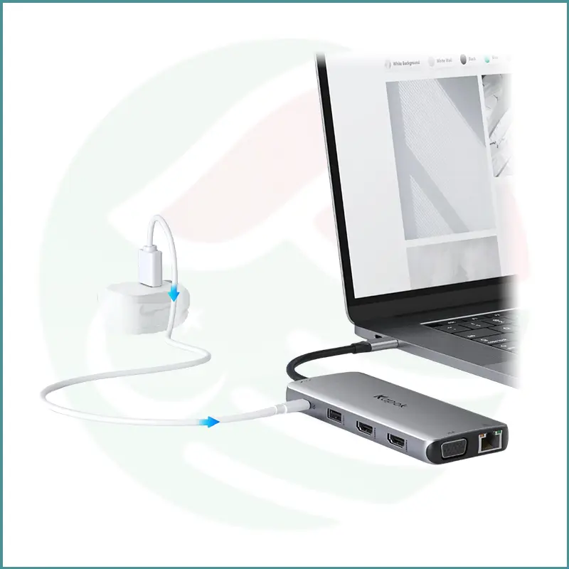 Kapok USB‑C Docking Station | 11‑in‑1 Hub | Triple Display | 100W PD - Image 3