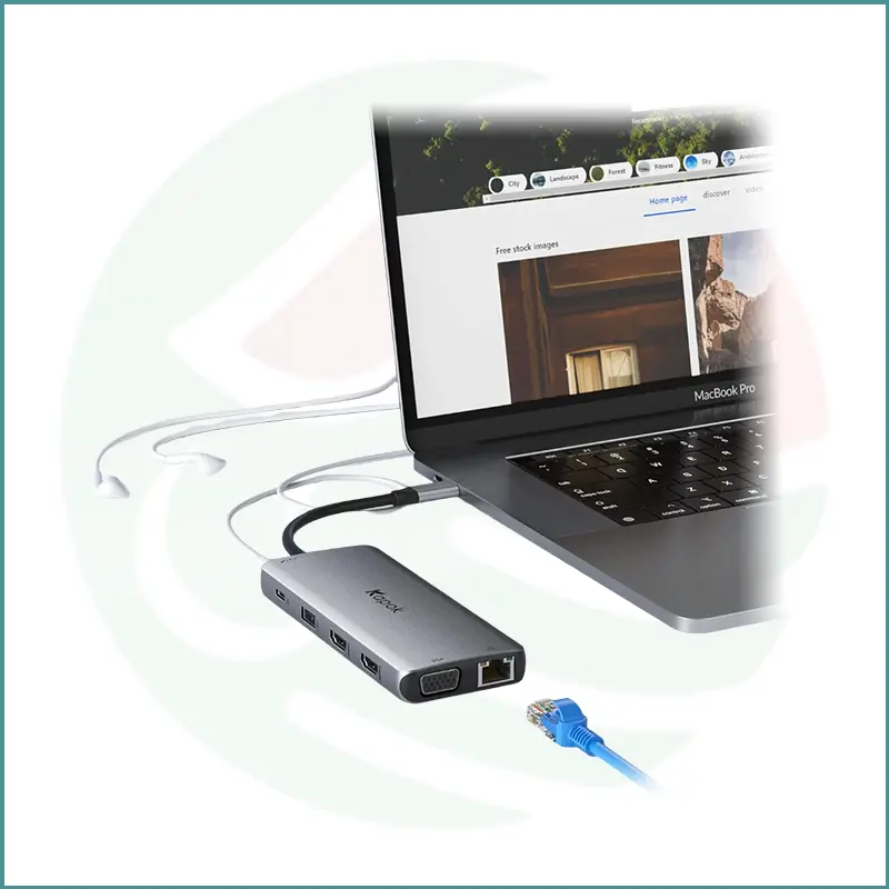 Kapok USB‑C Docking Station | 11‑in‑1 Hub | Triple Display | 100W PD - Image 5