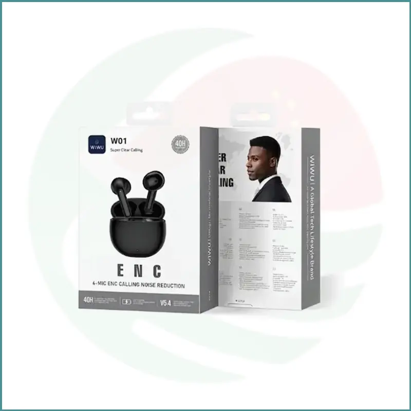 WIWU W01 ENC TWS Wireless Bluetooth Earbuds | Noise Cancellation - Image 6
