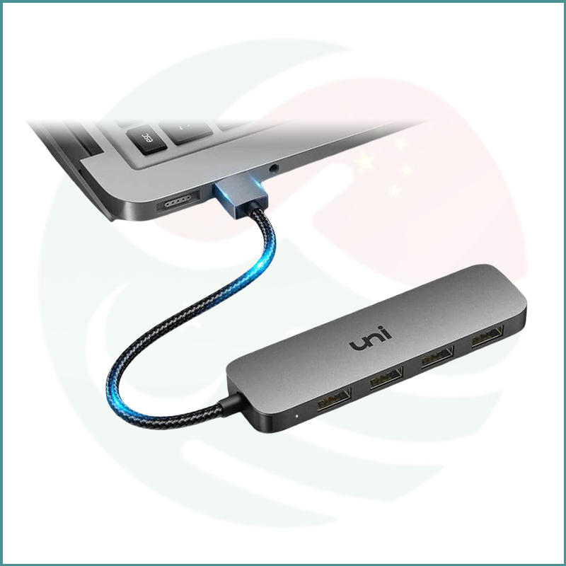 UNI USB‑A Hub | 4‑in‑1 | USB 3.0 | Uflat - Image 3