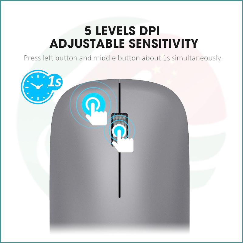 VictSing PC269A | Dual Mode Wireless Mouse | Bluetooth + 2.4G | 5 DPI Levels - Image 2