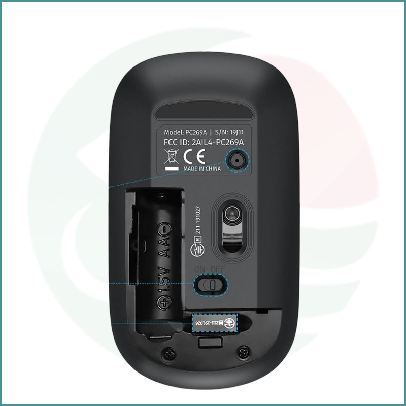 VictSing PC269A | Dual Mode Wireless Mouse | Bluetooth + 2.4G | 5 DPI Levels - Image 3